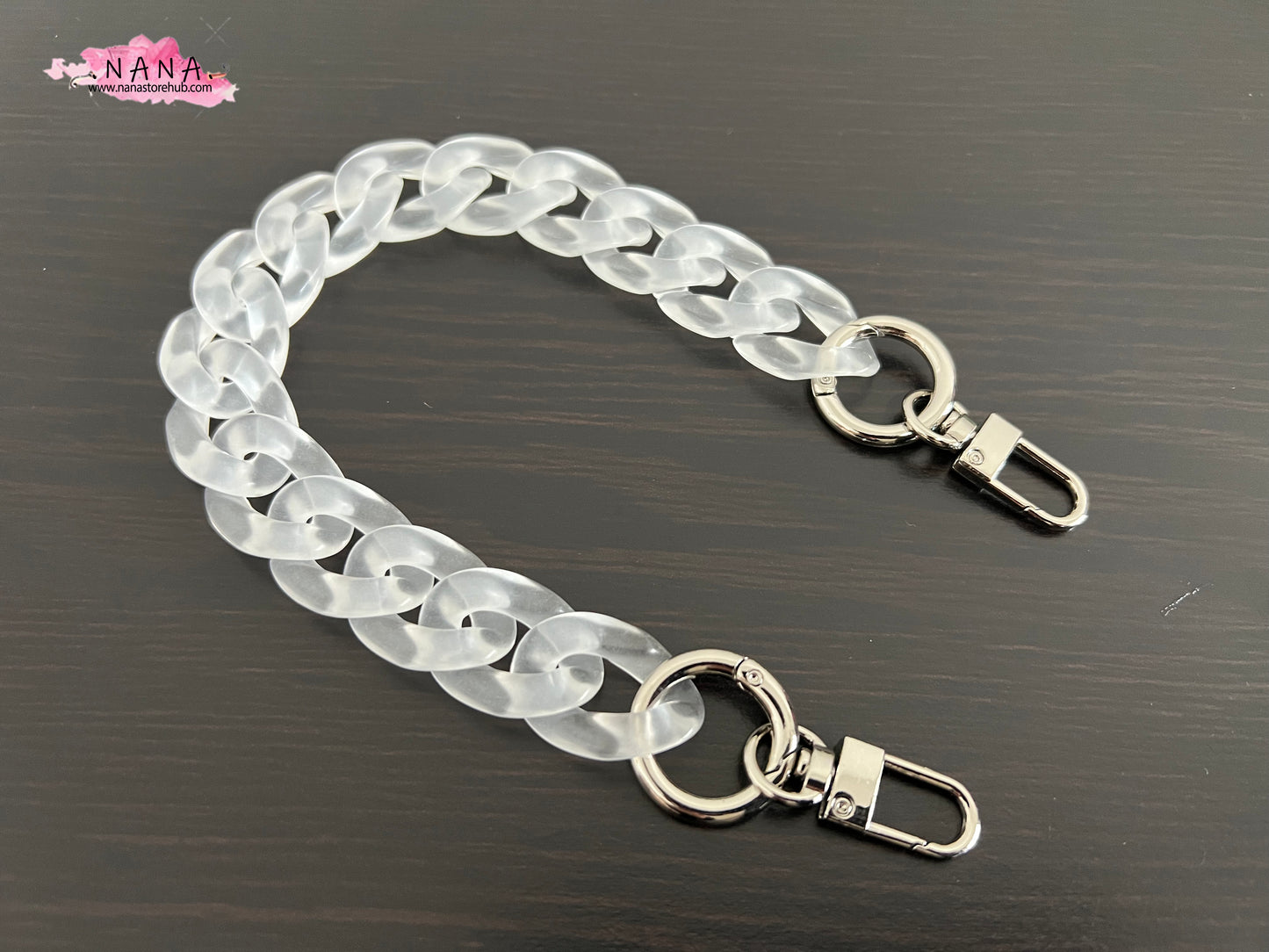 Premium Acrylic Purse Chain: High-Quality Metal Shoulder Strap for Handbags, Replacement Crossbody Bag Chain Handle, LD-2905