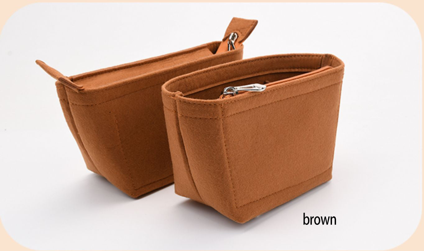 Purse Organizer Insert Fit "Longchamp Mini Bag" Pouch Handbag Shaper Premium Felt,Bag Shaper,Bag Liner, JD-2934