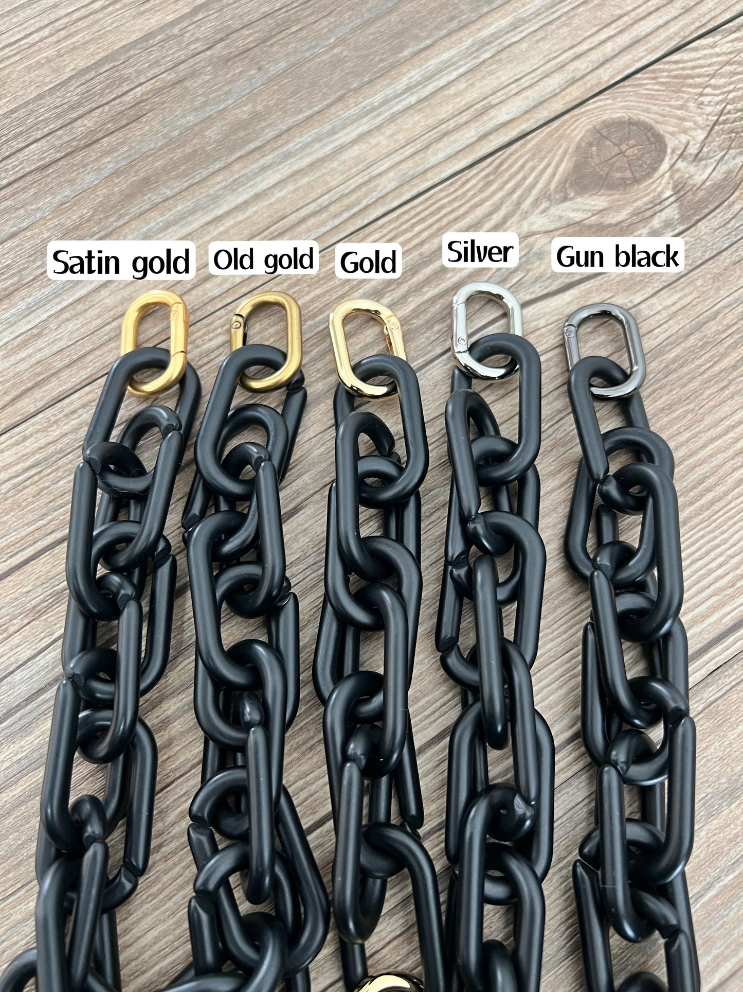 28x42mm Rainbow Acrylic High Quality Purse Chain,Metal Shoulder Handbag Strap, Replacement Handle Chain,Metal Crossbody Bag Strap,LD-2947