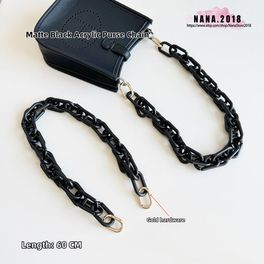 28x42mm Rainbow Acrylic High Quality Purse Chain,Metal Shoulder Handbag Strap, Replacement Handle Chain,Metal Crossbody Bag Strap,LD-2947