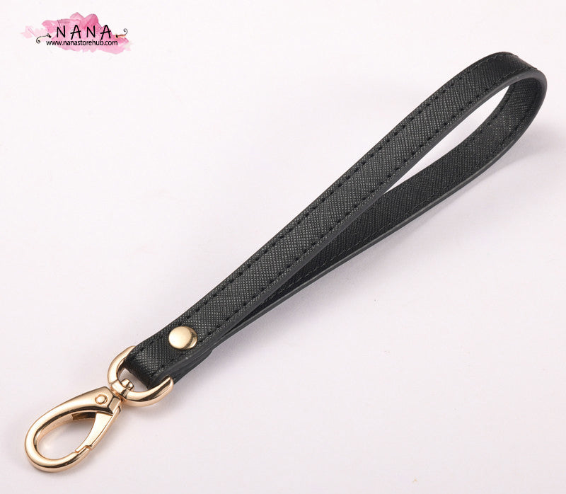 1.2CM Black Handmade Leather Wrist Straps,High Quality Leather Wrist Straps,Leather Handbag Strap,Replacement Handle ,B-33/JD-3035