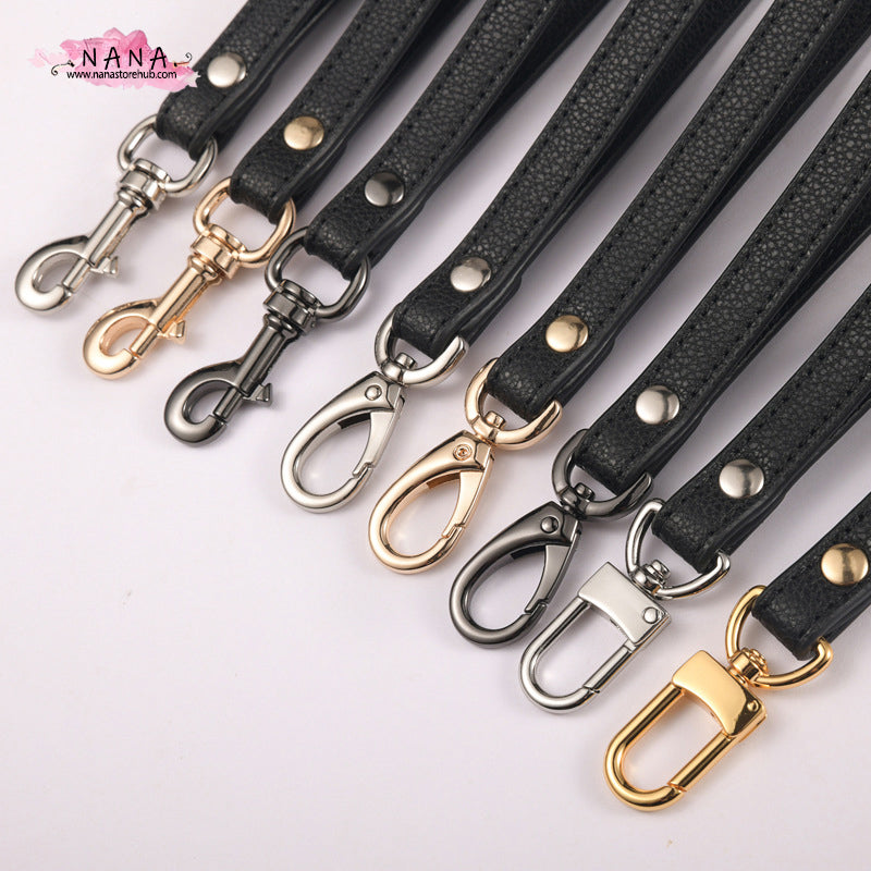 1.2CM Black Handmade Leather Wrist Straps,High Quality Leather Wrist Straps,Leather Handbag Strap,Replacement Handle ,B-33/JD-3035