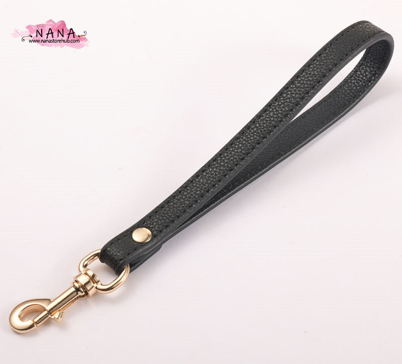 1.2CM Black Handmade Leather Wrist Straps,High Quality Leather Wrist Straps,Leather Handbag Strap,Replacement Handle ,B-33/JD-3035