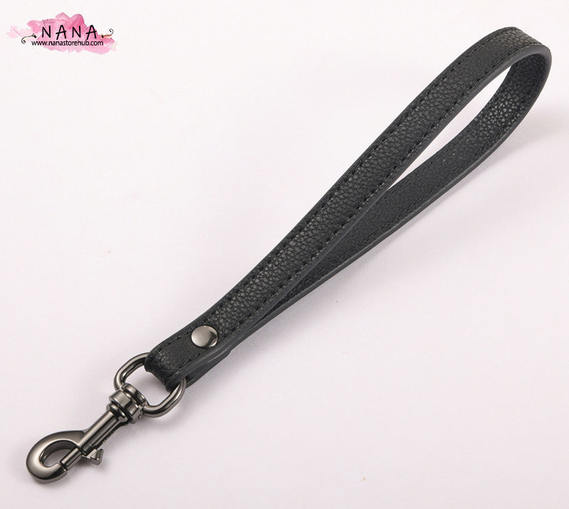 1.2CM Black Handmade Leather Wrist Straps,High Quality Leather Wrist Straps,Leather Handbag Strap,Replacement Handle ,B-33/JD-3035