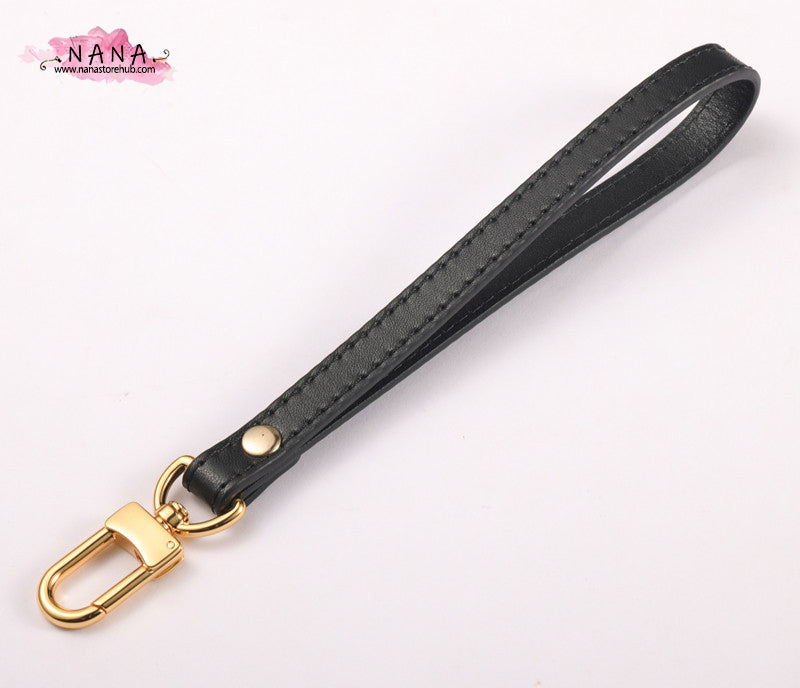 1.2CM Black Handmade Leather Wrist Straps,High Quality Leather Wrist Straps,Leather Handbag Strap,Replacement Handle ,B-33/JD-3035