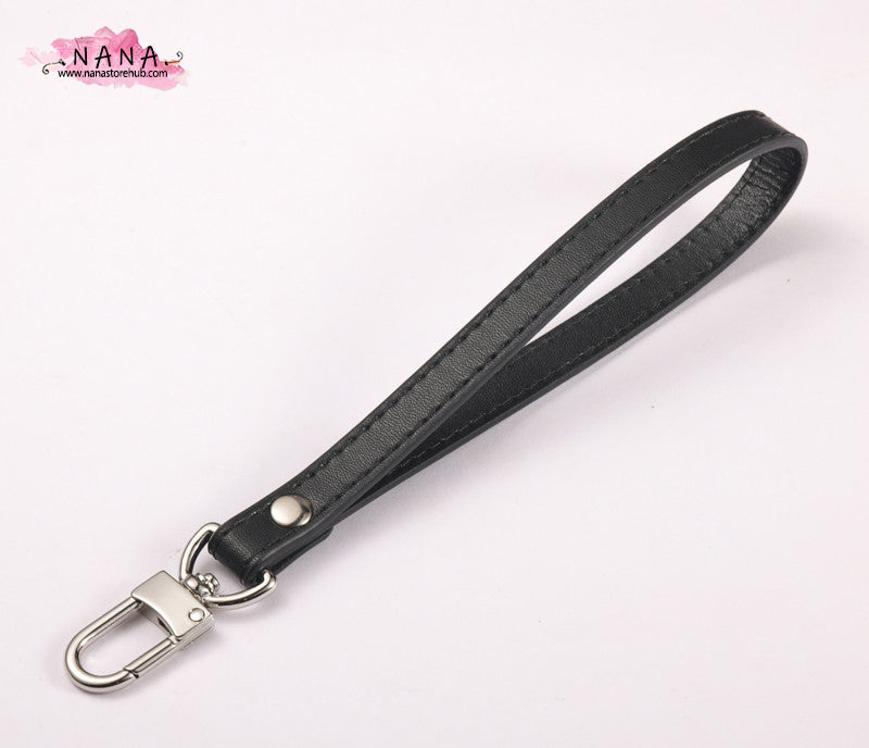 1.2CM Black Handmade Leather Wrist Straps,High Quality Leather Wrist Straps,Leather Handbag Strap,Replacement Handle ,B-33/JD-3035