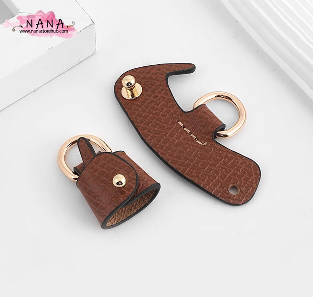 High Quality Leather Wrapping,Fit "S/M/L Longchamp bag"Leather Shoulder Handbag Strap,Replacement Handle,Metal Crossbody Strap,LD-3042