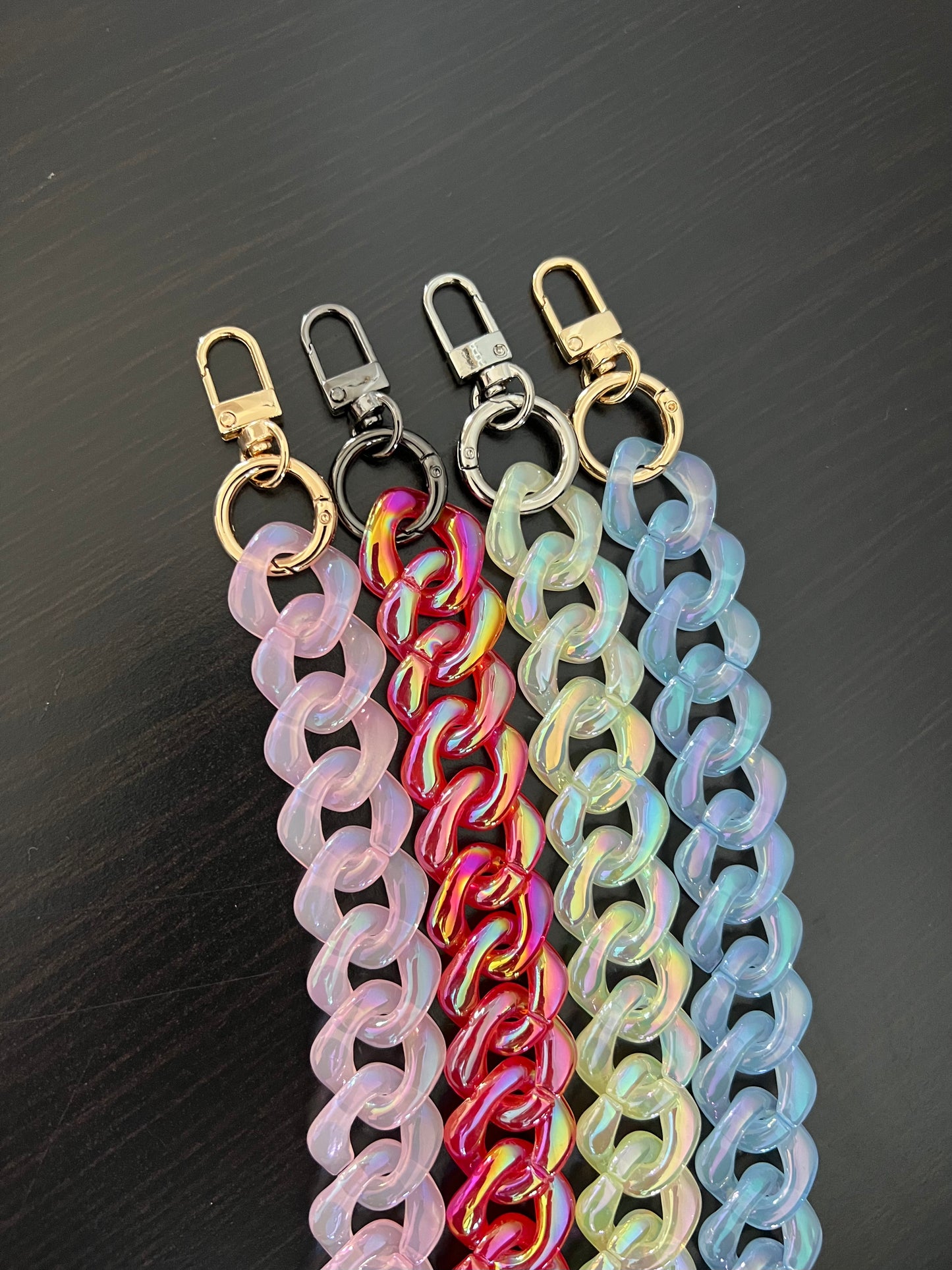 23x23mm Acrylic High Quality Purse Chain, Metal Shoulder Handbag Strap, Replacement Handle Chain, Metal Crossbody Bag Chain Strap LD-3137