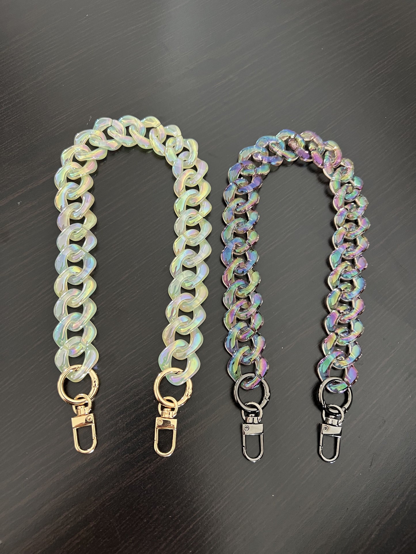 23x23mm Acrylic High Quality Purse Chain, Metal Shoulder Handbag Strap, Replacement Handle Chain, Metal Crossbody Bag Chain Strap LD-3137