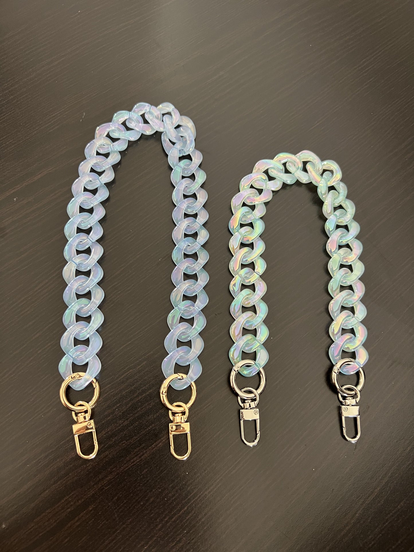 23x23mm Acrylic High Quality Purse Chain, Metal Shoulder Handbag Strap, Replacement Handle Chain, Metal Crossbody Bag Chain Strap LD-3137