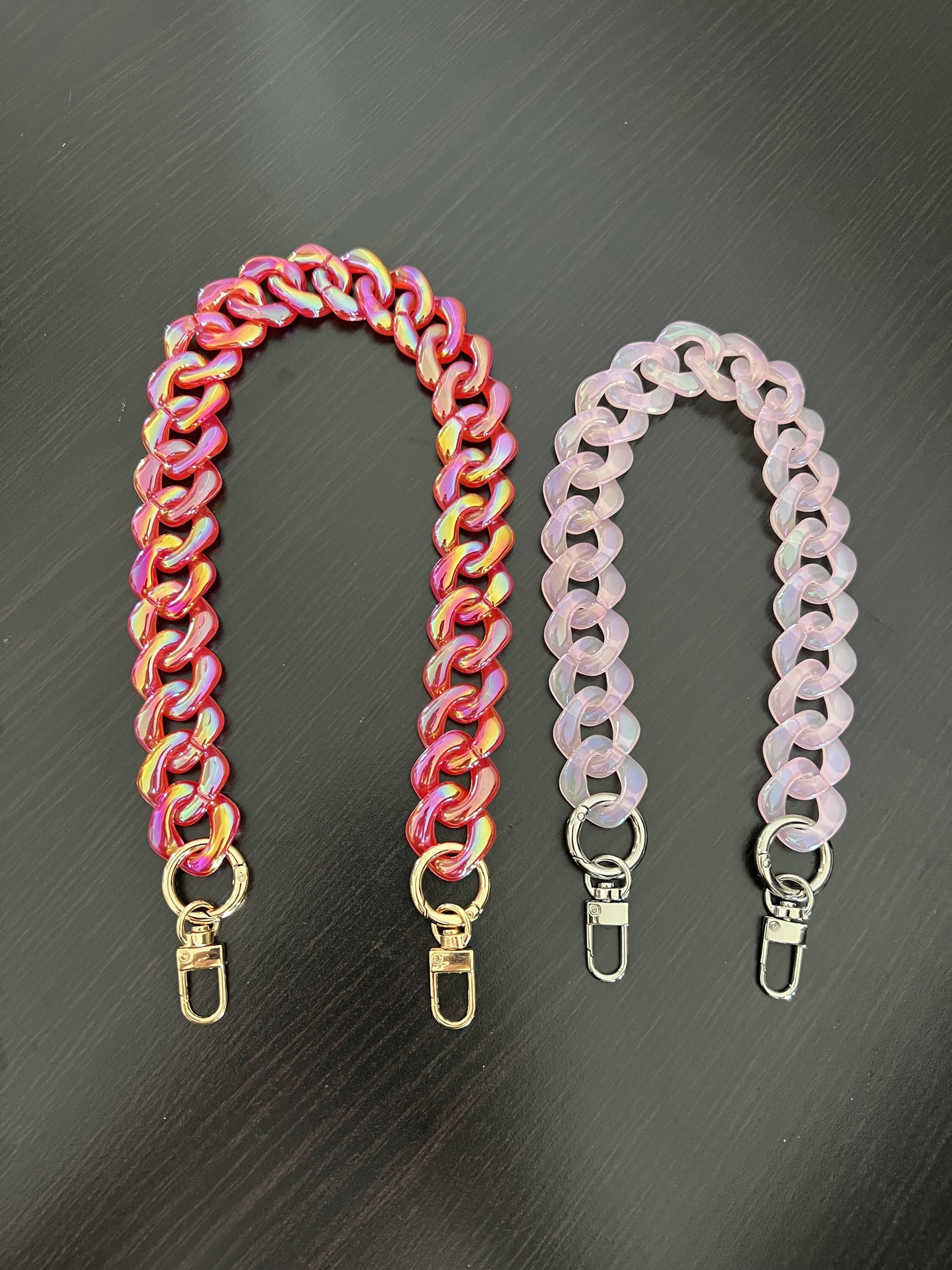 23x23mm Acrylic High Quality Purse Chain, Metal Shoulder Handbag Strap, Replacement Handle Chain, Metal Crossbody Bag Chain Strap LD-3137