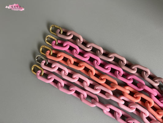 24x39mm Acrylic High Quality Purse Chain, Metal Shoulder Handbag Strap, Replacement Handle Chain, Metal Crossbody Bag Chain Strap LD-3168