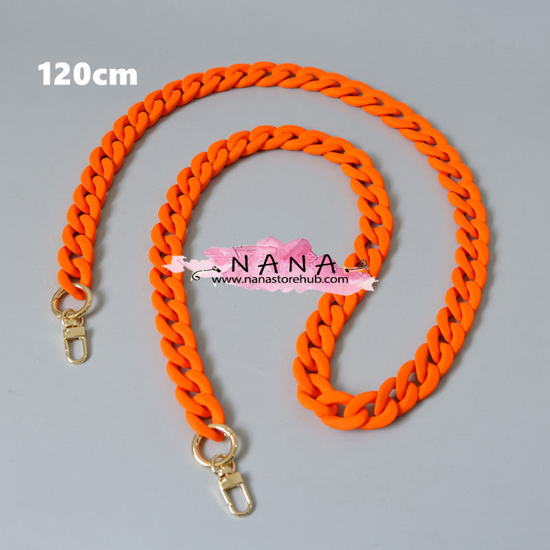 Acrylic High Quality Purse Chain, Metal Shoulder Handbag Strap, Replacement Handle Chain, Metal Crossbody Bag Chain Strap,LD-3169