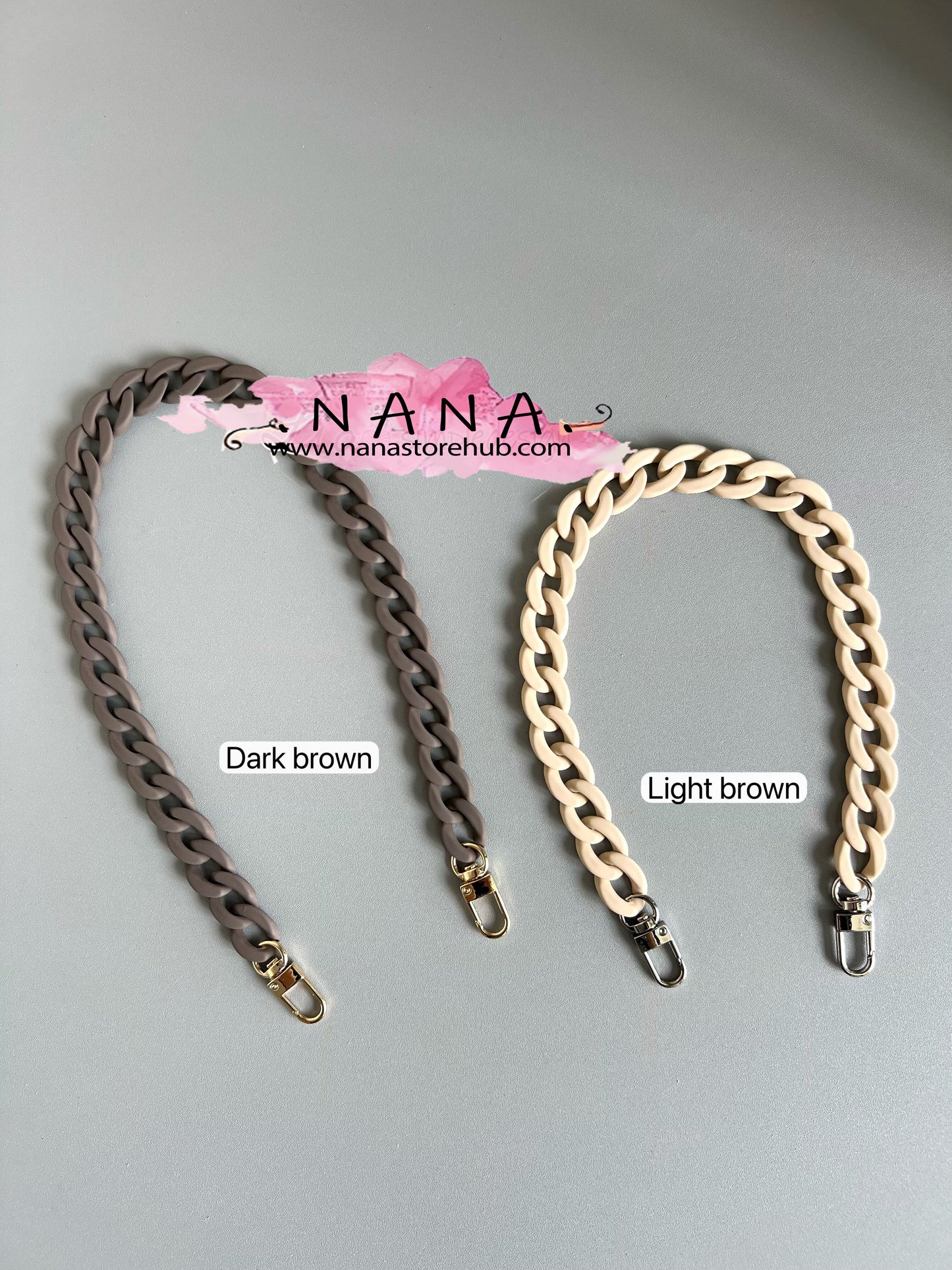 18x23mm Acrylic High Quality Purse Chain, Metal Shoulder Handbag Strap, Replacement Handle Chain, Metal Crossbody Bag Chain Strap LD-3170