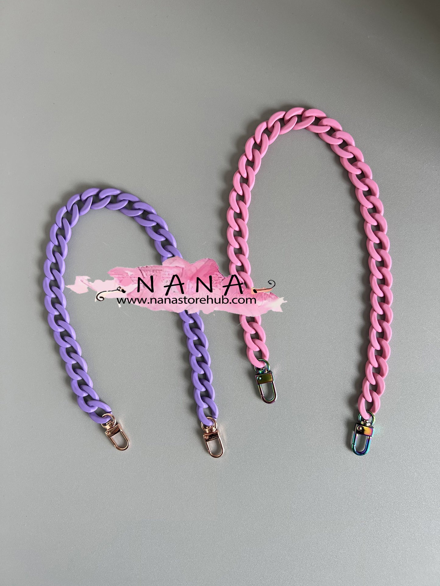 18x23mm Acrylic High Quality Purse Chain, Metal Shoulder Handbag Strap, Replacement Handle Chain, Metal Crossbody Bag Chain Strap LD-3170