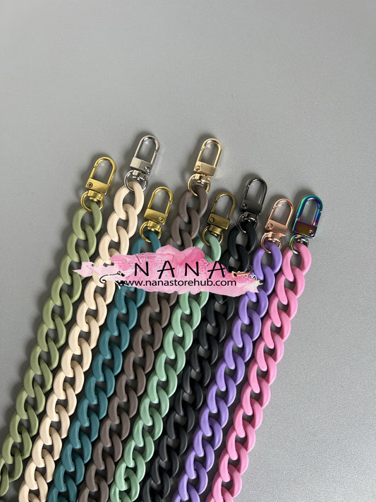 18x23mm Acrylic High Quality Purse Chain, Metal Shoulder Handbag Strap, Replacement Handle Chain, Metal Crossbody Bag Chain Strap LD-3170