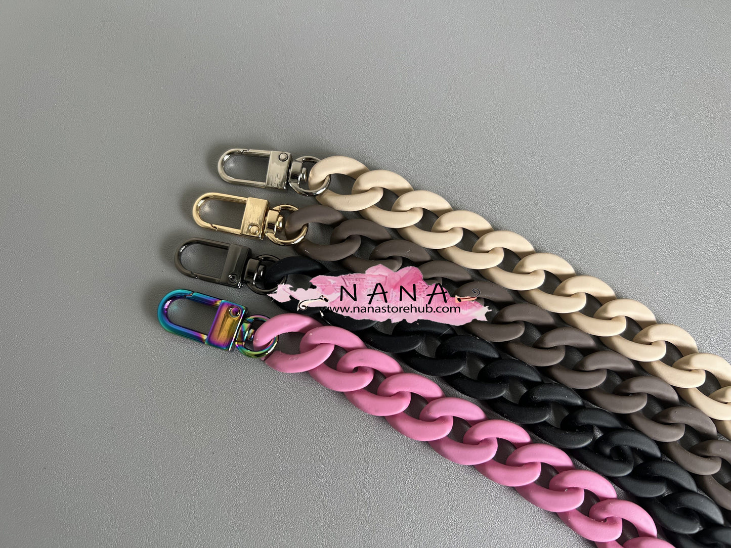 18x23mm Acrylic High Quality Purse Chain, Metal Shoulder Handbag Strap, Replacement Handle Chain, Metal Crossbody Bag Chain Strap LD-3170