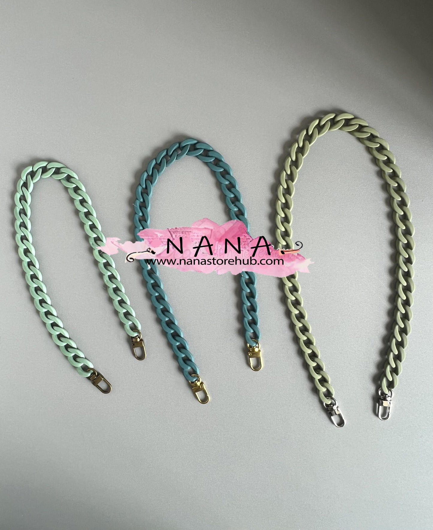 18x23mm Acrylic High Quality Purse Chain, Metal Shoulder Handbag Strap, Replacement Handle Chain, Metal Crossbody Bag Chain Strap LD-3170