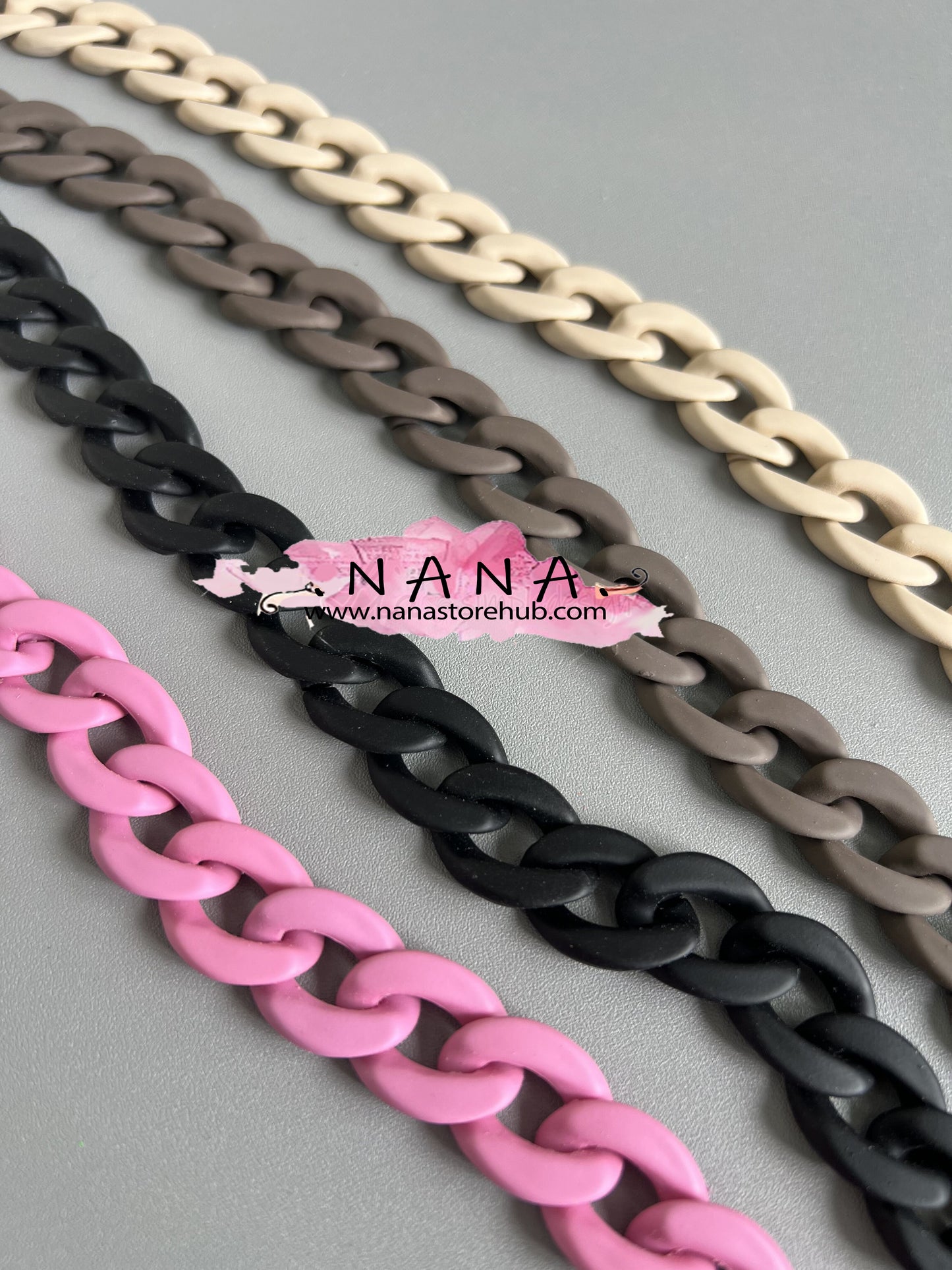 18x23mm Acrylic High Quality Purse Chain, Metal Shoulder Handbag Strap, Replacement Handle Chain, Metal Crossbody Bag Chain Strap LD-3170