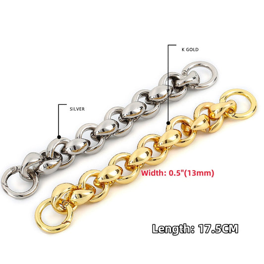 13mm High Quality Purse Extension Alloy Chain, Metal Shoulder Extension Handbag Strap,Bag Strap, Bag Accessories, JD-3173