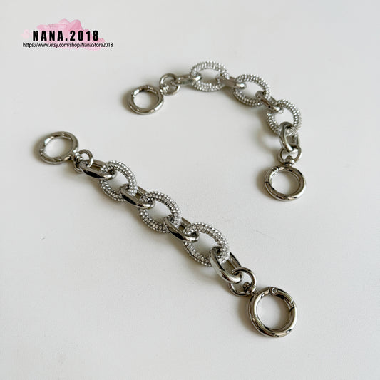 20mm Silver High Quality Purse Chain Strap,Alloy and Iron,Metal Shoulder Handbag Strap,Purse Replacement Chains,bag accessories, JD-3174