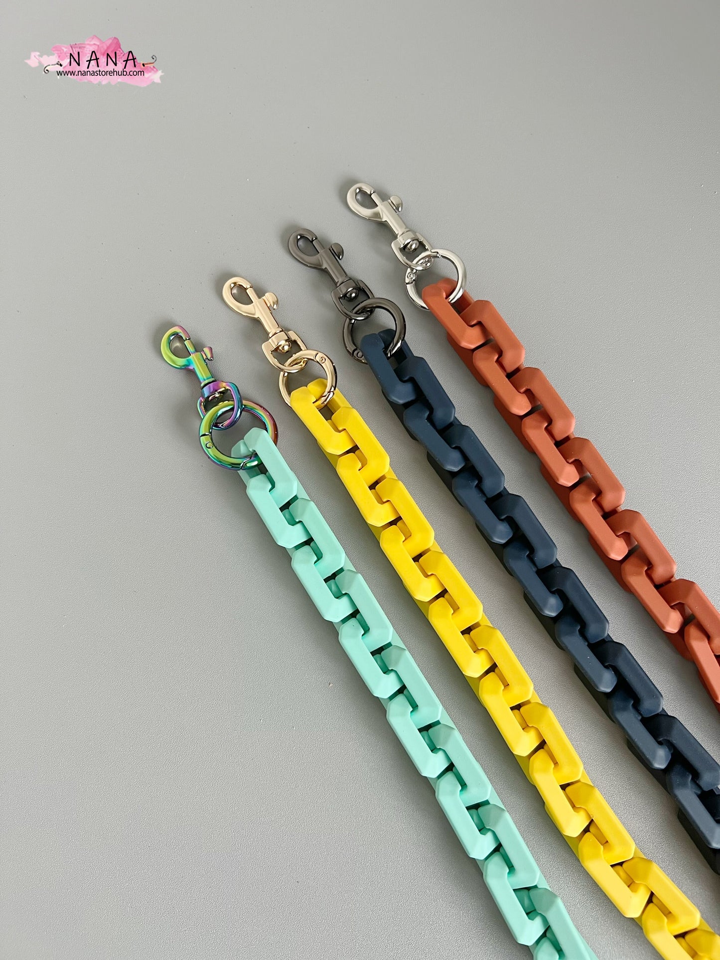 21x28 mm Acrylic High Quality Purse Chain, Metal Shoulder Handbag Strap, Replacement Handle Chain, Metal Crossbody Bag Chain Strap LD-3215