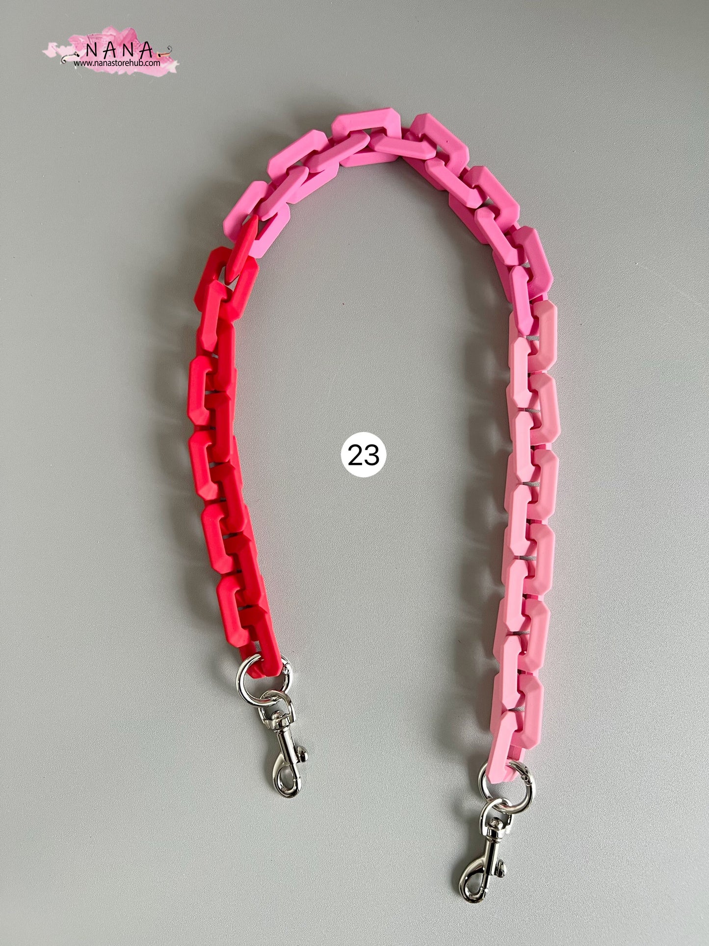 21x28 mm Acrylic High Quality Purse Chain, Metal Shoulder Handbag Strap, Replacement Handle Chain, Metal Crossbody Bag Chain Strap LD-3215