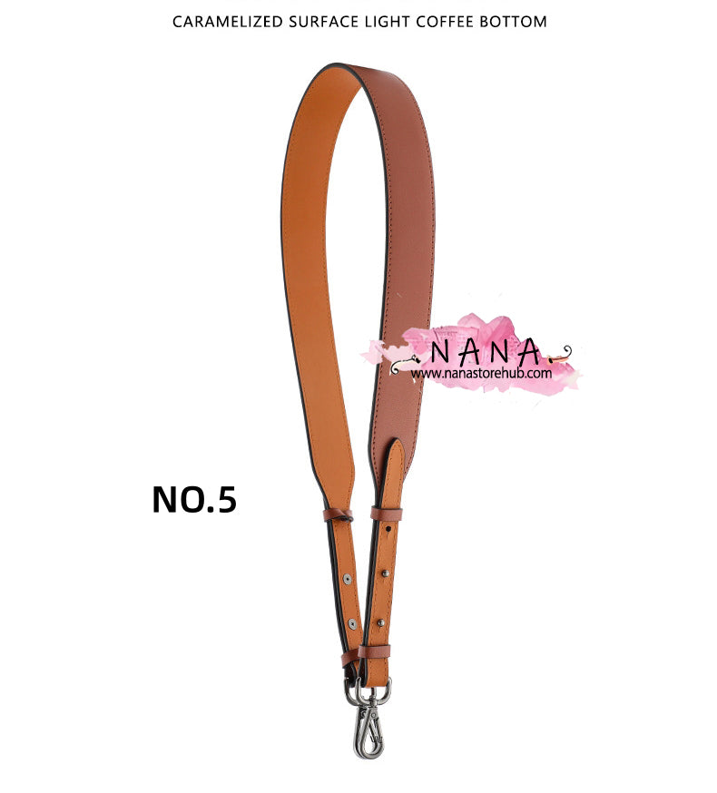 4CM Second Layer Cowhide Bag Strap,High Quality Smooth Leather Wrapping, Leather Shoulder Handbag Strap,Replacement Handle,A-6/JD-3291