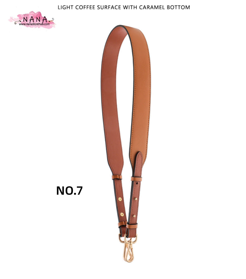 4CM Second Layer Cowhide Bag Strap,High Quality Smooth Leather Wrapping, Leather Shoulder Handbag Strap,Replacement Handle,A-6/JD-3291