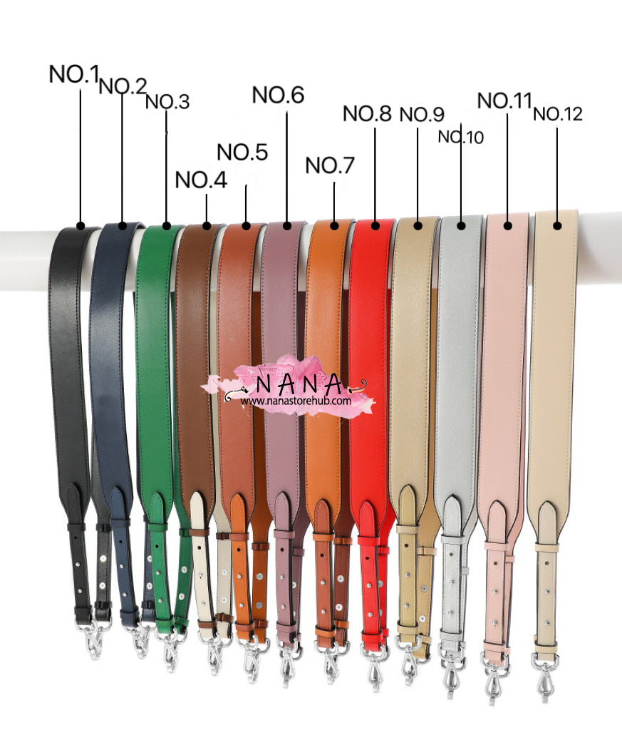 4CM Second Layer Cowhide Bag Strap,High Quality Smooth Leather Wrapping, Leather Shoulder Handbag Strap,Replacement Handle,A-6/JD-3291