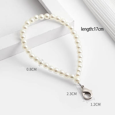 8mm High Quality Pearl Purse Chain Strap,Metal Shoulder Handbag Strap,Purse Replacement Chains,bag accessories, JD-3307