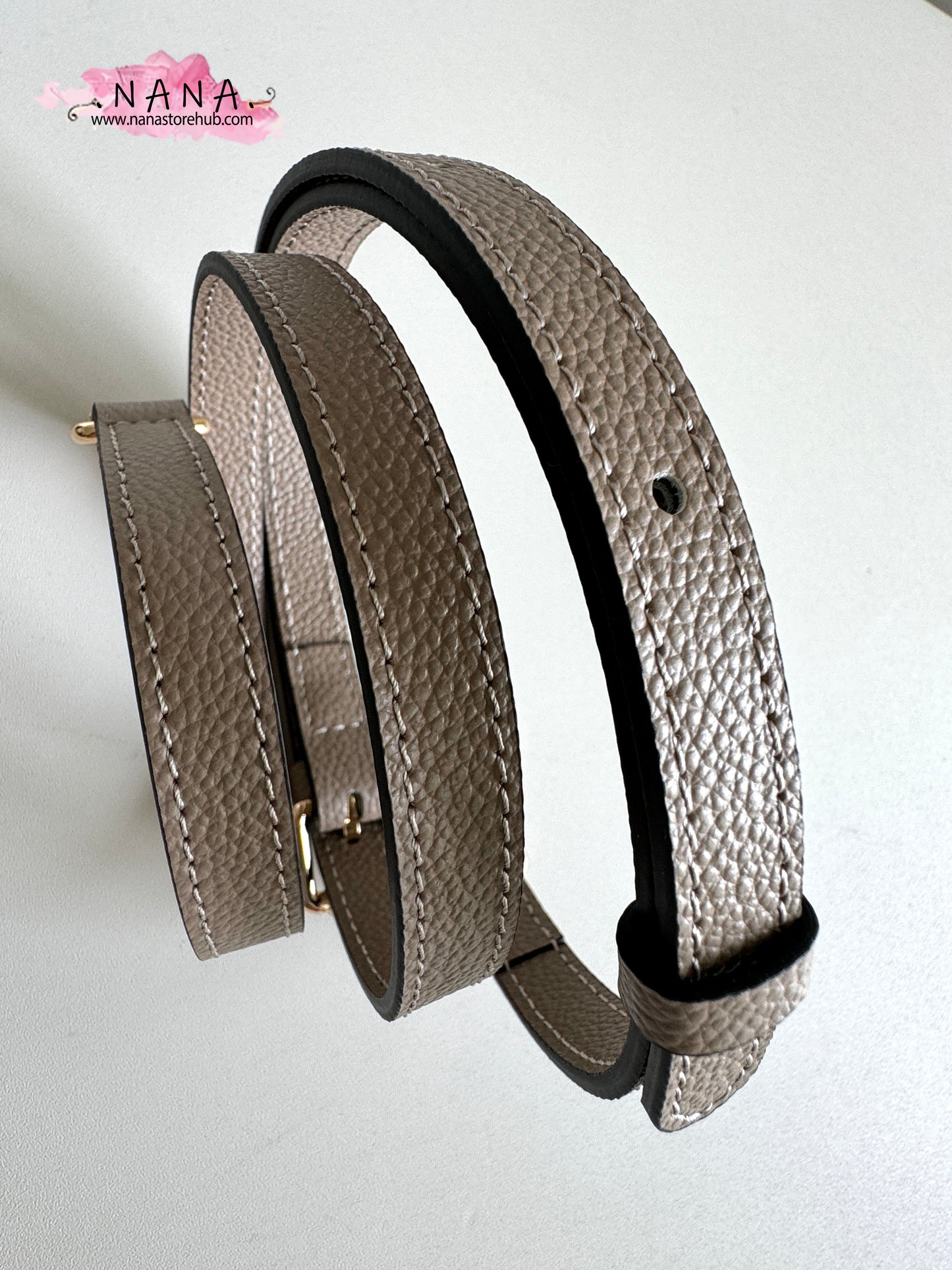 1.5CM Full Grain Leather Bag Strap,High Quality Caviar Leather Wrapping, Leather Shoulder Handbag Strap,Replacement Handle,JD-3328