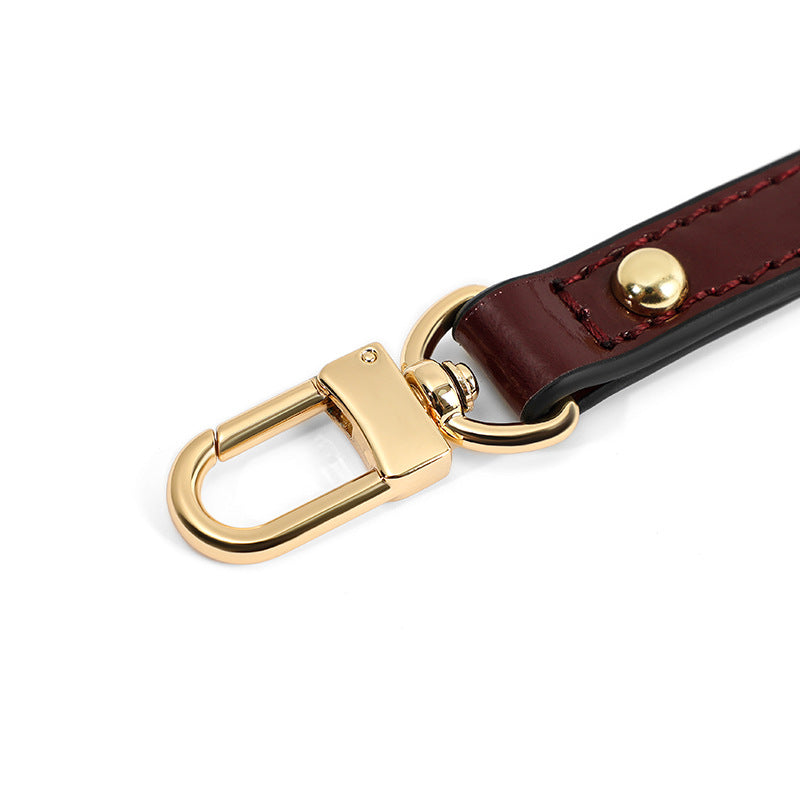 1.2CM Patent Leather Burgundy Bag Strap,High Quality smooth Leather Wrapping, Leather Shoulder Handbag Strap,Replacement Handle,A-60/JD-3388