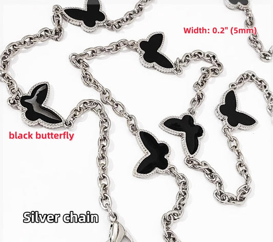 5mm High Quality Purse Chain, Metal Shoulder Handbag Strap, Replacement Handle Chain, Metal Crossbody Bag Chain Strap,JD-3447