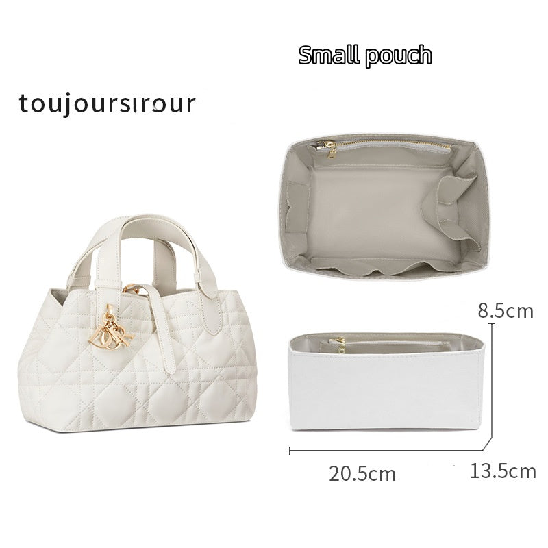 Purse Organizer Insert Fit " Small / Medium Toujours bag" Pouch Handbag Shaper Premium Felt,Bag Shaper,Bag Liner, JD-3507