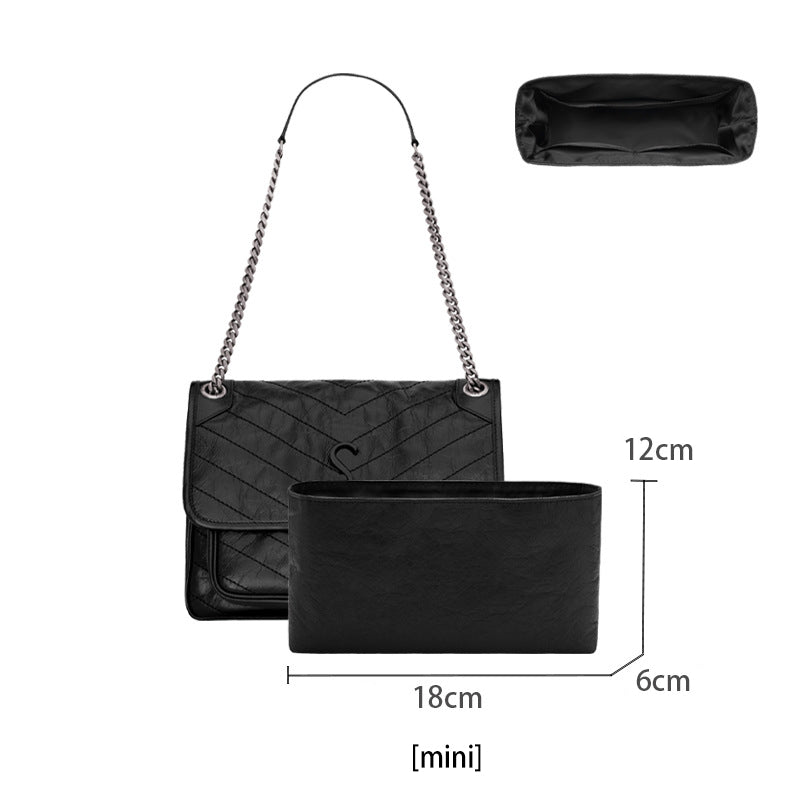 Purse Organizer Insert Fit "Niki Bg" Pouch Handbag Shaper Premium Felt,Bag Shaper,Bag Liner, JD-3514