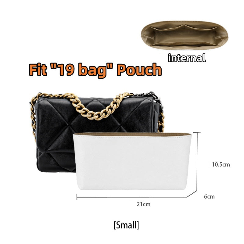 Purse Organizer Insert Fit "19 bag" Pouch Handbag Shaper Premium Felt,Bag Shaper,Bag Liner, JD-3517