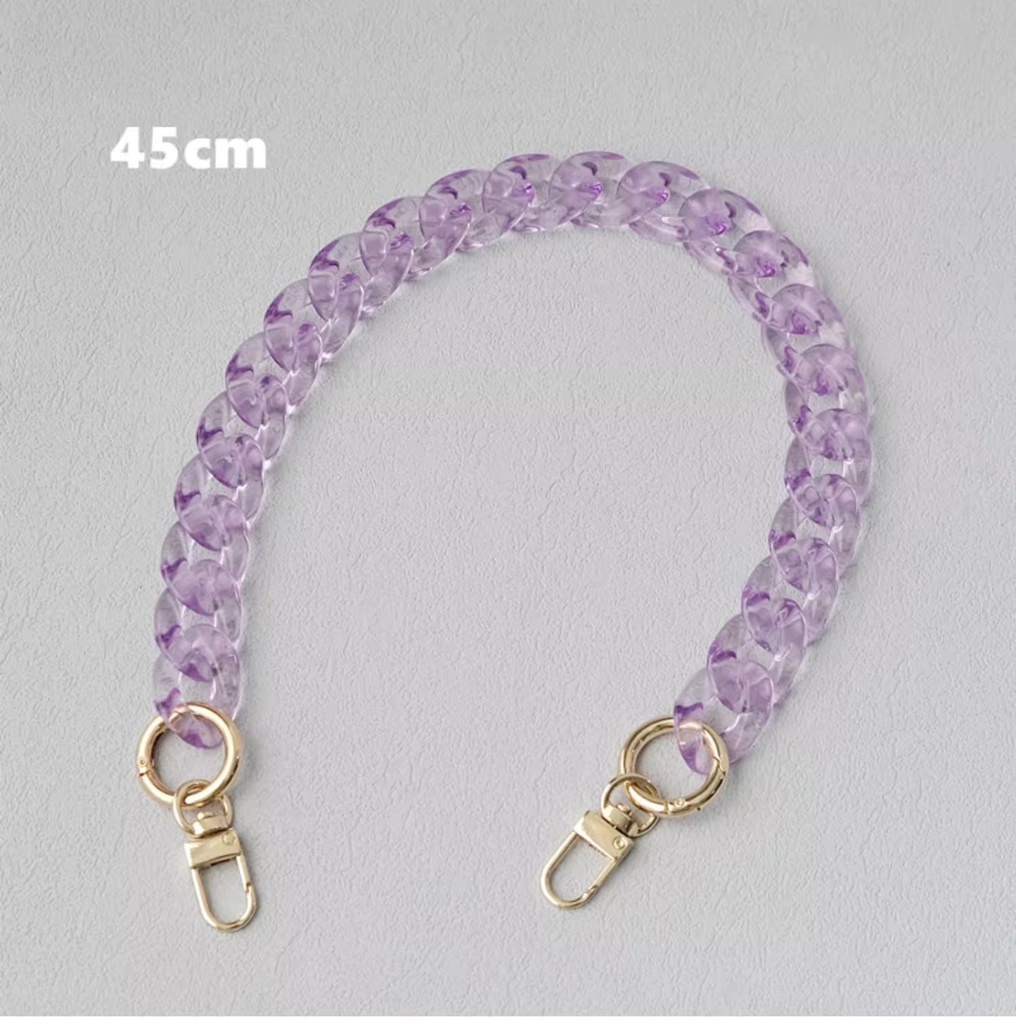 20X30MM Acrylic High Quality Purse Chain, Metal Shoulder Handbag Strap, Replacement Handle Chain, Metal Crossbody Bag Chain Strap LD-3546