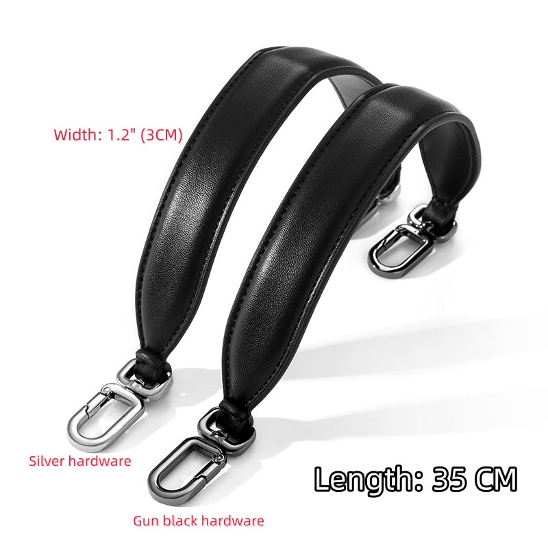 30mm Full Grain Leather Bag Strap,High Quality Leather Wrapping, Leather Shoulder Handbag Strap,Replacement Handle,Bag Accessories,JD-3581