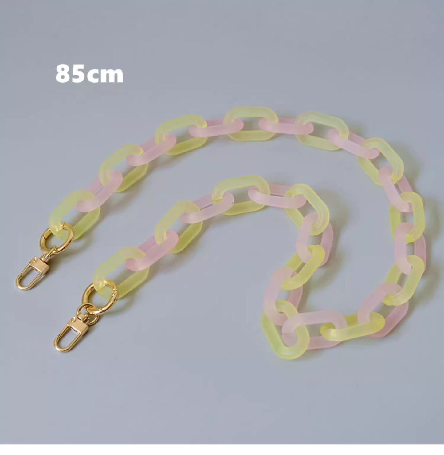 23X38mm Acrylic High Quality Purse Chain, Metal Shoulder Handbag Strap, Replacement Handle Chain, Metal Crossbody Bag Chain Strap LD-3603