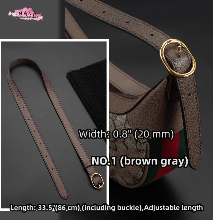 2CM High Quality Leather Extend Wrapping, Leather Shoulder ophidia Handbag Extend Strap, Replacement Handle , Bag Accessories, JD-3620