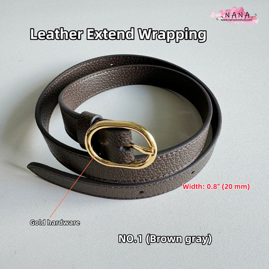 2CM High Quality Leather Extend Wrapping, Leather Shoulder ophidia Handbag Extend Strap, Replacement Handle , Bag Accessories, JD-3620