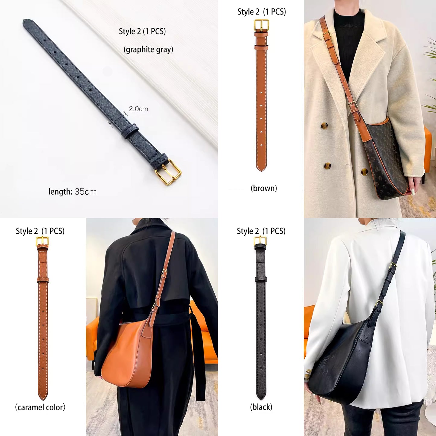 High Quality Leather Extend Wrapping, Leather Shoulder Heloise Handbag Extend Strap, Replacement Handle , Bag Accessories, JD-3622