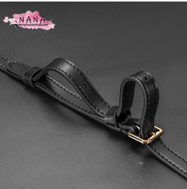 Black High Quality Cow Leather Wrapping, Caviar Cow Leather Shoulder Handbag Strap, Replacement Handle , Bag Accessories, JD-3624