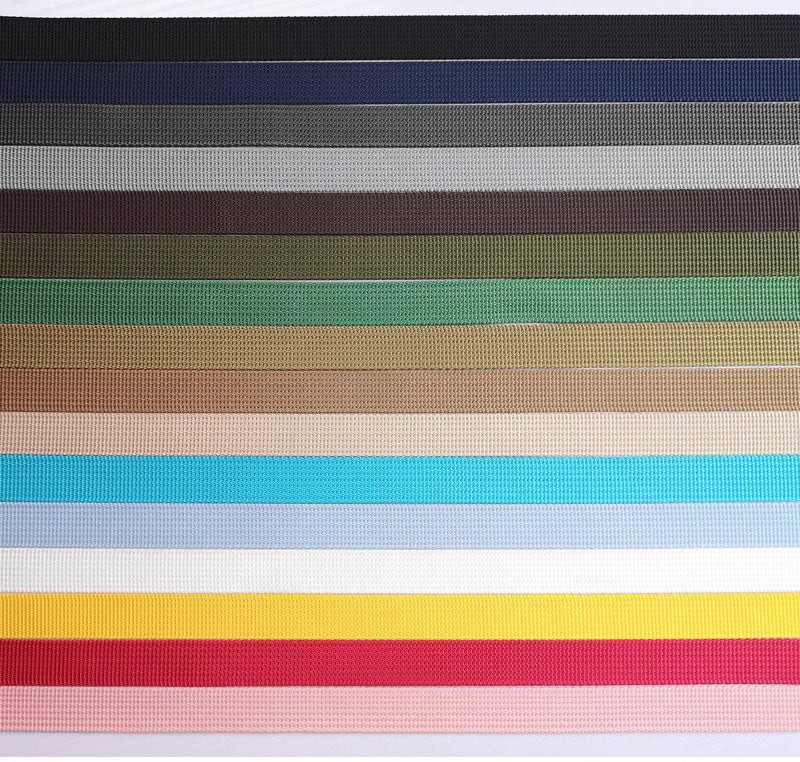 Nylon Webbing Strap, 16 Vibrant Colors, 3/5" Width - Heavy Duty Material for Tote Bag Handles and Upholstery Projects ,JD-3699