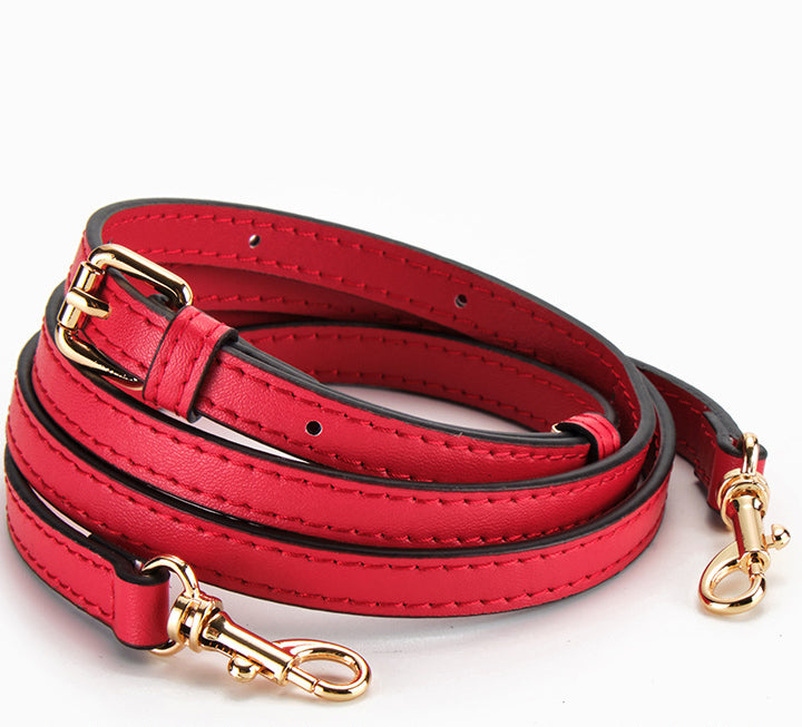 High Quality Smooth Leather Wrapping, Smooth Leather Shoulder Handbag Strap, Replacement Handle , Bag Accessories, JD-3714