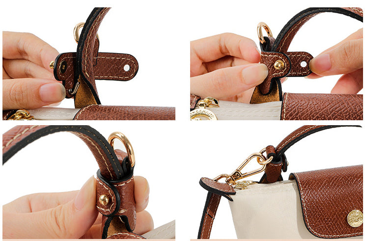 High Quality No-punch Leather Accessories,Fit "Longchamp S/M/L bag",Leather Shoulder Handbag Strap,Leather Accessories,D-82/LD-3743