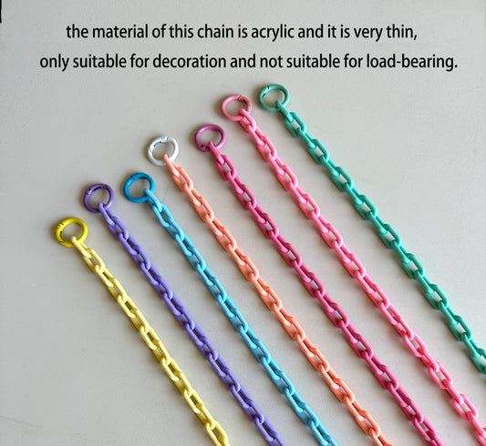 20X11mm Acrylic High Quality Purse Chain, Metal Shoulder Handbag Strap, Replacement Handle Chain, Metal Crossbody Bag Chain Strap LD-3829