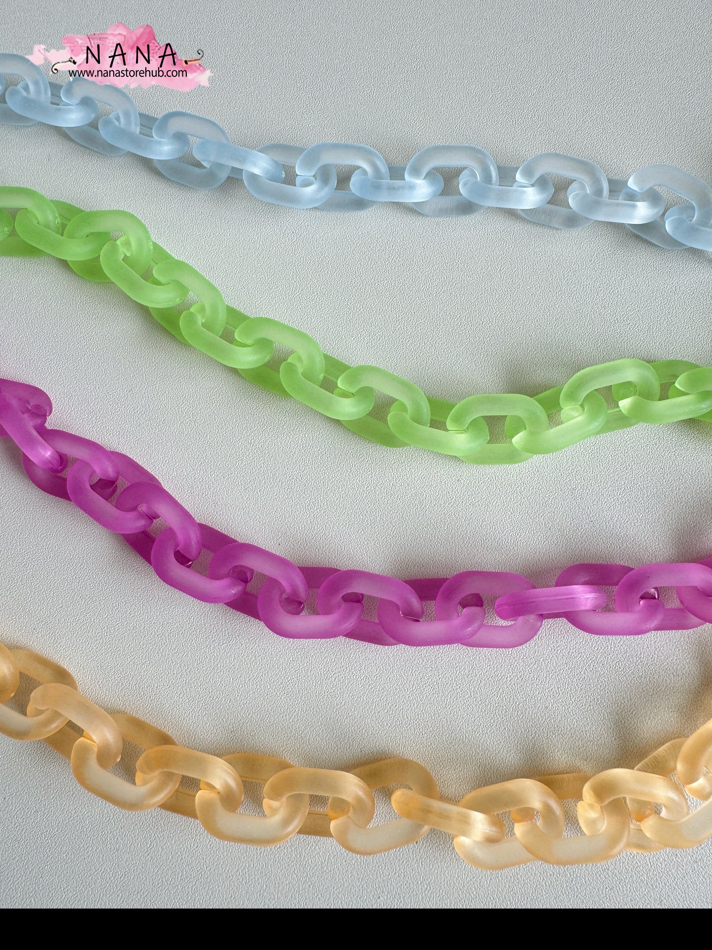 20x14 mm Frosted Acrylic High Quality Purse Chain,Shoulder Handbag Strap,Replacement Handle Chain,Acrylic Crossbody Bag Chain Strap,LD-3842