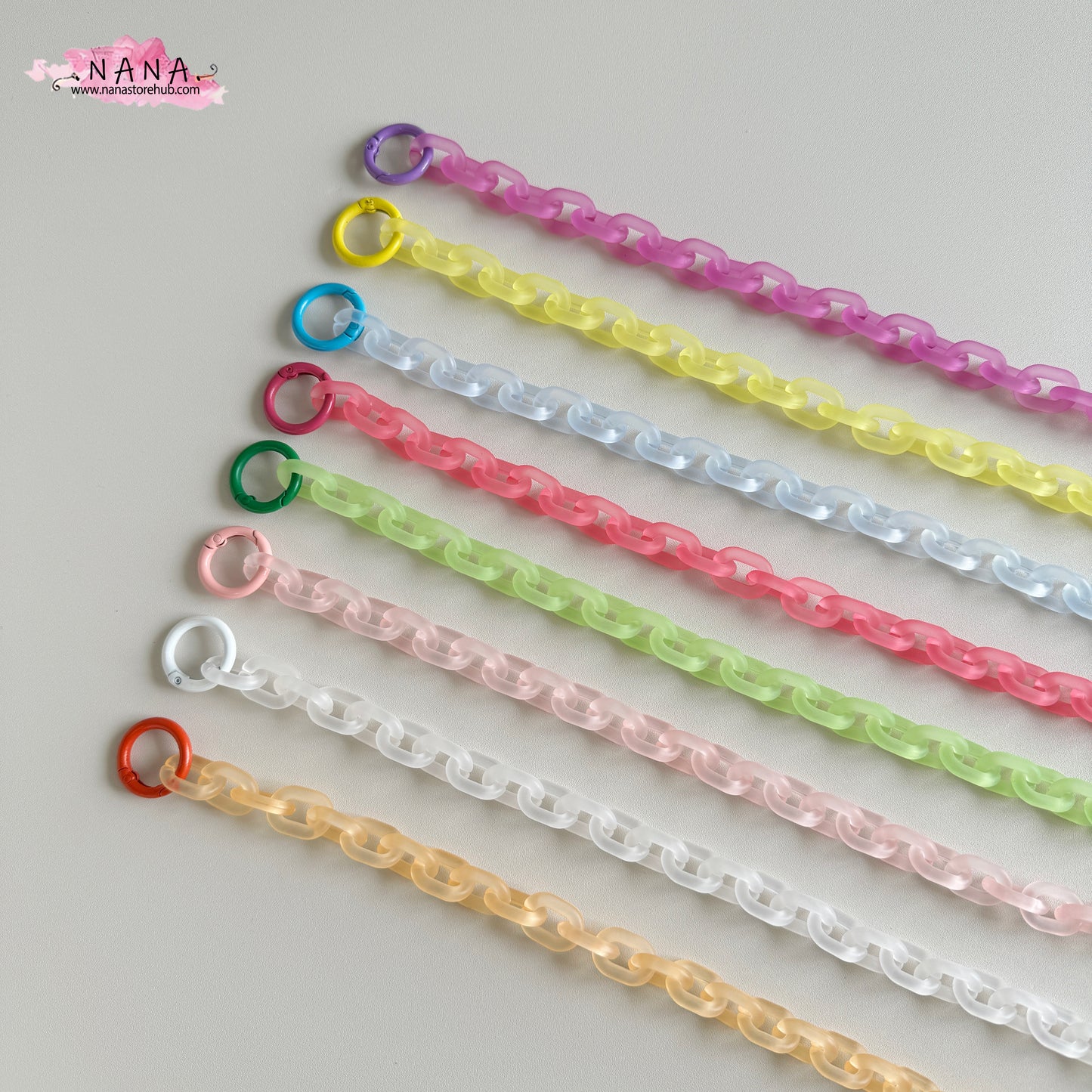 20x14 mm Frosted Acrylic High Quality Purse Chain,Shoulder Handbag Strap,Replacement Handle Chain,Acrylic Crossbody Bag Chain Strap,LD-3842